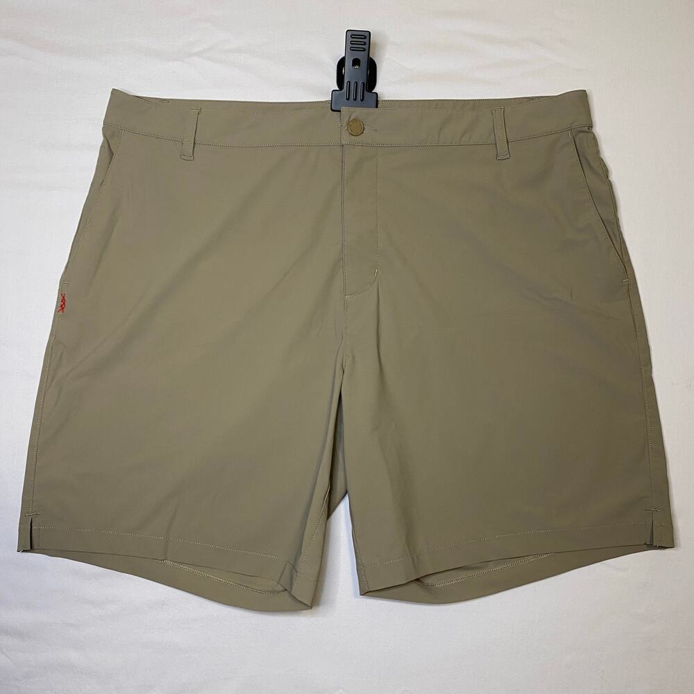 Rhone Men's Size 40 Resort Shorts 8" Performance Golf Casual Athleisure Beige